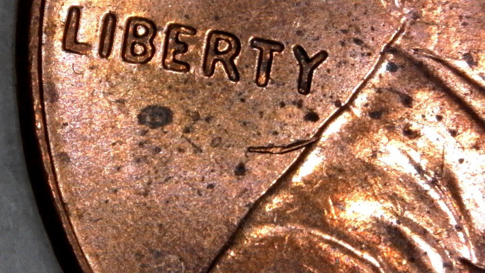 2015-P-Lincoln-Shield-Cent-Struck-Through-Saved-Off-Rim-Burr-Found-CRH
